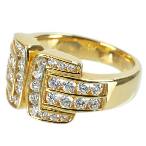 【中古】K18YG DIAMOND RING ダイヤモンドリング D1.20ct 10.9g #12.5