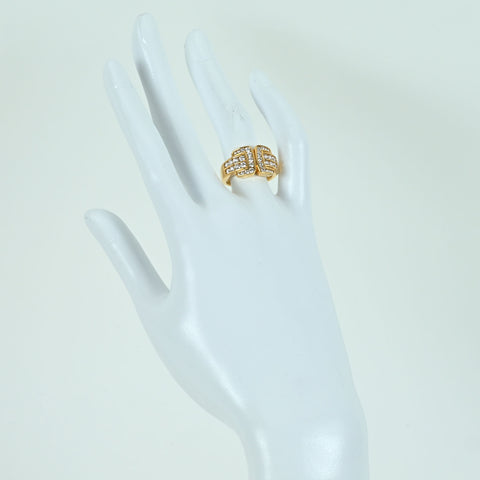 【中古】K18YG DIAMOND RING ダイヤモンドリング D1.20ct 10.9g #12.5