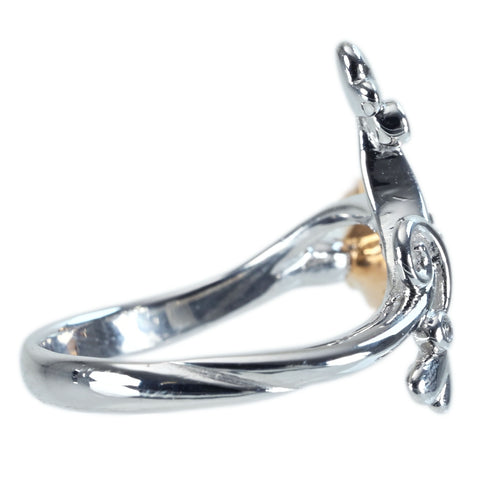 【中古】K18WG/K18PG DIAMOND RING ダイヤモンドリング D0.14ct 3.8g #10