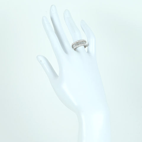 【中古】K18WG DIAMOND ダイヤモンドリング D2.07ct 8.7g #13.5