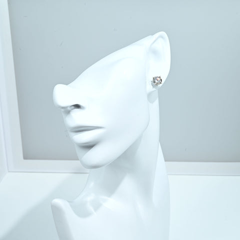【中古】K14WG DIAMOND EARRINGS ダイヤモンドピアス D2.05ct D2.11ct 2.6g