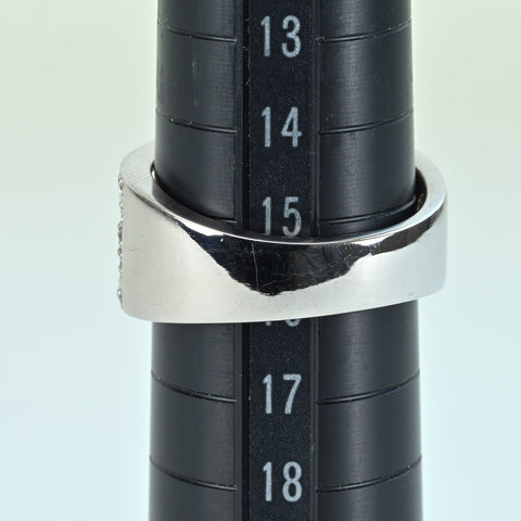 【中古】K18WG/K18PG DIAMOND ピンク＆カラーレスダイヤモンドリング PD0.07ct D0.51ct 8.9g #15.5