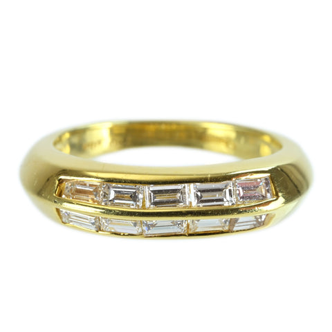 【中古】QUEEN（平和堂貿易）K18YG DIAMOND RING ダイヤモンドリング 5.3 g #12 ONE PRICE