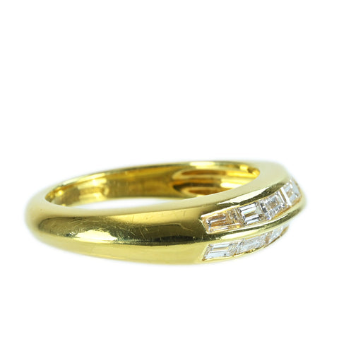 【中古】QUEEN（平和堂貿易）K18YG DIAMOND RING ダイヤモンドリング 5.3 g #12 ONE PRICE
