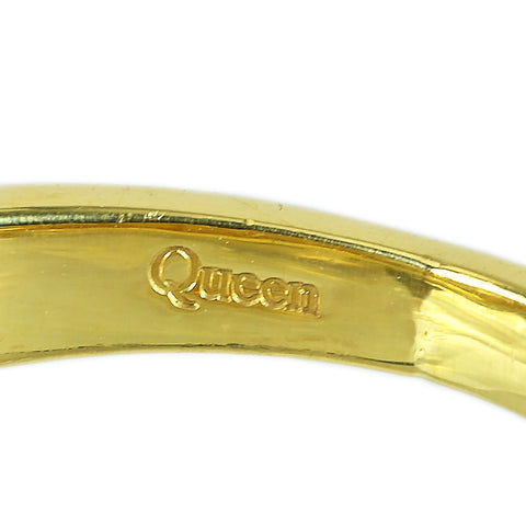 【中古】QUEEN（平和堂貿易）K18YG DIAMOND RING ダイヤモンドリング 5.3 g #12 ONE PRICE