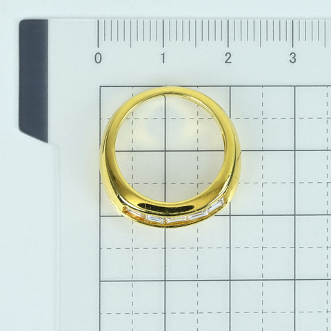 【中古】QUEEN（平和堂貿易）K18YG DIAMOND RING ダイヤモンドリング 5.3 g #12 ONE PRICE