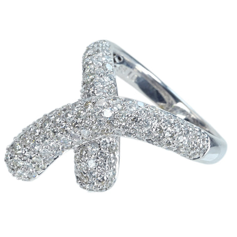 【中古】K18WG DIAMONDダイヤモンドリング D1.95ct 7.1g #12