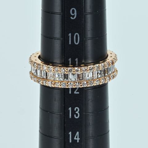 【中古】K18PG DIAMONDダイヤモンドリング D2.83ct 3.9g