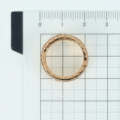 【中古】K18PG DIAMONDダイヤモンドリング D2.83ct 3.9g