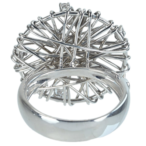 【中古】SHOW YAMAGATA ショウ・ヤマガタ K18WG DIAMONDダイヤモンドリング D0.25ct 鑑別書 9.9g #17