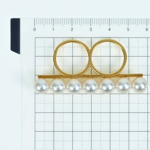 【中古】TASAKI タサキ K18YG PEARLバランスリュクスリング 15.1g #13 ONE PRICE