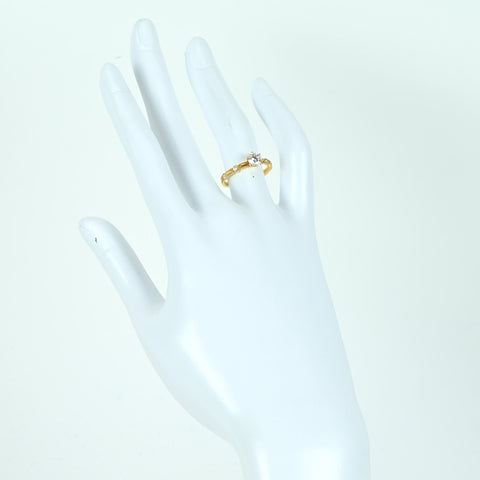 Pre-owned 18K Diamond, 0.503ct, E Color, VS1 Grade, 3 Excellent, H&amp;C, D0.07ct, CGL Certified, 2.3g, #10 