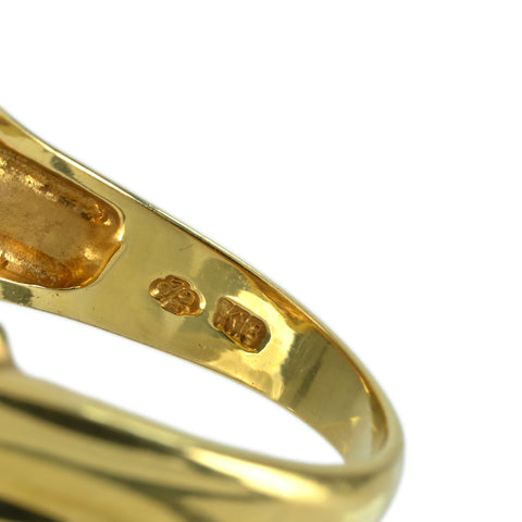 【中古】K18YG DIAMOND RING ダイヤモンドリング D0.52ct 7.6g #11