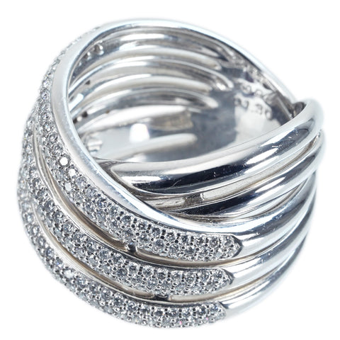 【中古】K18WG DIAMOND RING ダイヤモンドリング D1.30ct 18.8g #15