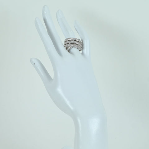 【中古】K18WG DIAMOND RING ダイヤモンドリング D1.30ct 18.8g #15