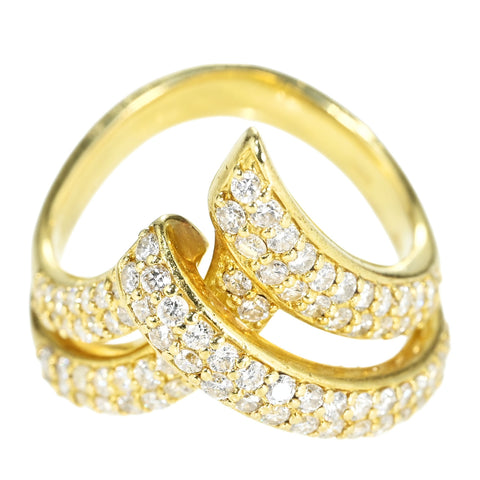 【中古】 K18YG DIAMOND RING ダイヤモンドリング D1.00ct 8.3g #11