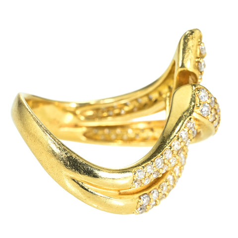 【中古】 K18YG DIAMOND RING ダイヤモンドリング D1.00ct 8.3g #11
