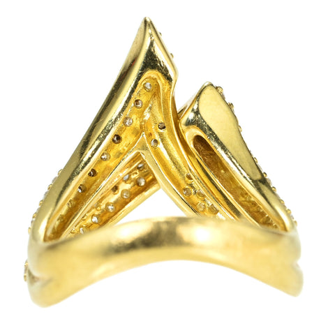 【中古】 K18YG DIAMOND RING ダイヤモンドリング D1.00ct 8.3g #11