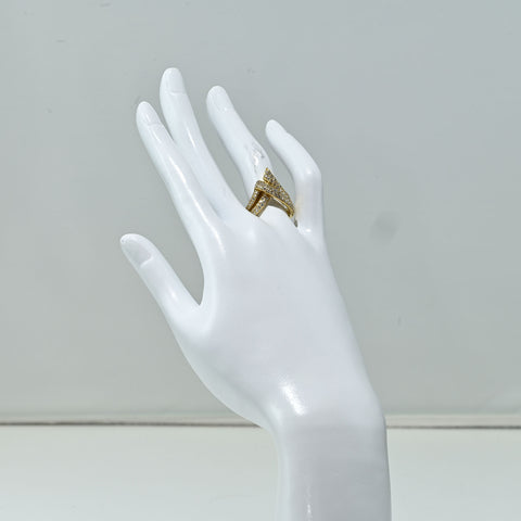 【中古】 K18YG DIAMOND RING ダイヤモンドリング D1.00ct 8.3g #11