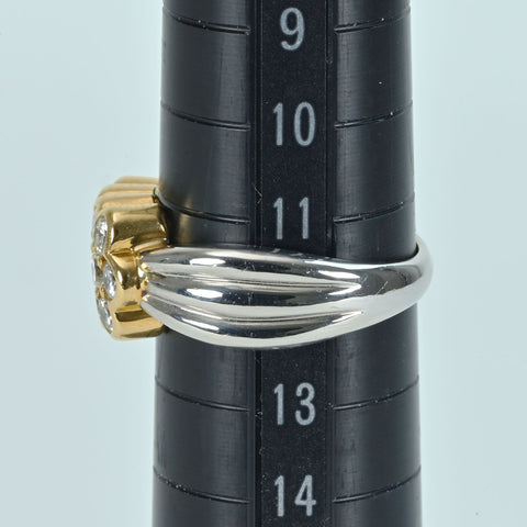 [Used] PT900/K18YG DIAMOND RING Diamond Ring D1.035ct 7.3g #12 