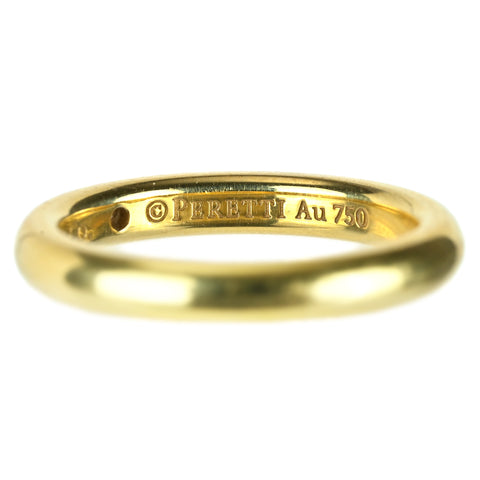 【中古】TIFFANY＆Co K18YG ダイヤモンドスタッキングバンドリング 3.7g #6.5