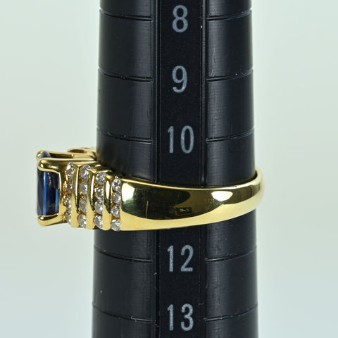 [Used] 18KYG SAPPHIRE Sapphire Ring 6.2g #11 