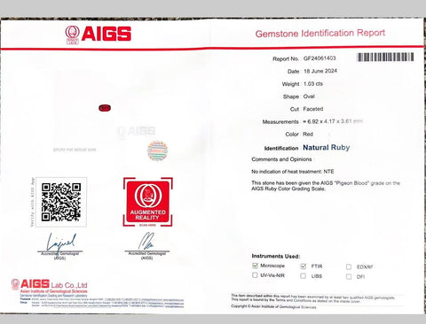 【中古】K18PG RUBY非加熱ルビーペンダントネックレス R3.27ct D2.60ct AIGSピジョンブラッド鑑別書 10.5g