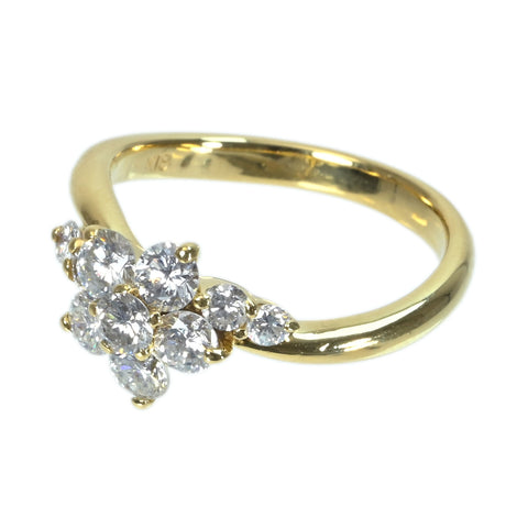 【中古】K18YG DIAMONDダイヤモンドリング D1.00ct 4.0g #11