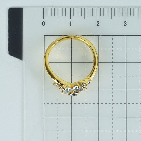 【中古】K18YG DIAMONDダイヤモンドリング D1.00ct 4.0g #11