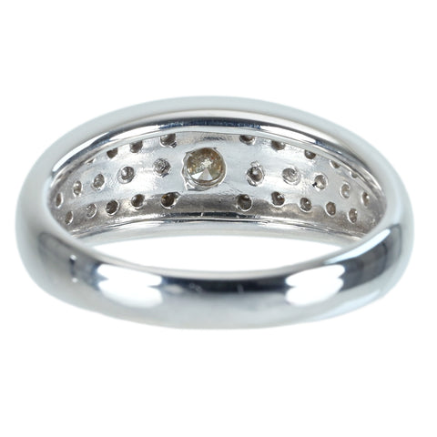 【中古】K18WG DIAMONDダイヤモンドリング D0.60ct 6.1g #11