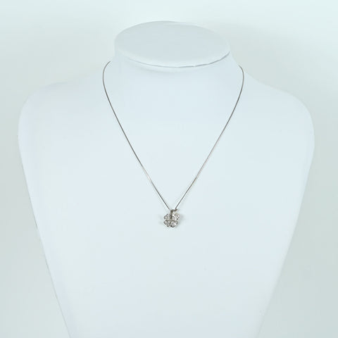 【中古】MIKIMOTOミキモト K18WG AKOYA PEARL NECKLACE アコヤパールペンダントネックレス P5.0mm 3.8g ONE PRICE