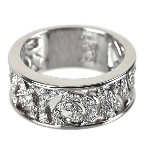 【中古】VALENTINO ヴァレンティノ K18WG ダイヤモンドリング D0.78ct 11.2g #15
