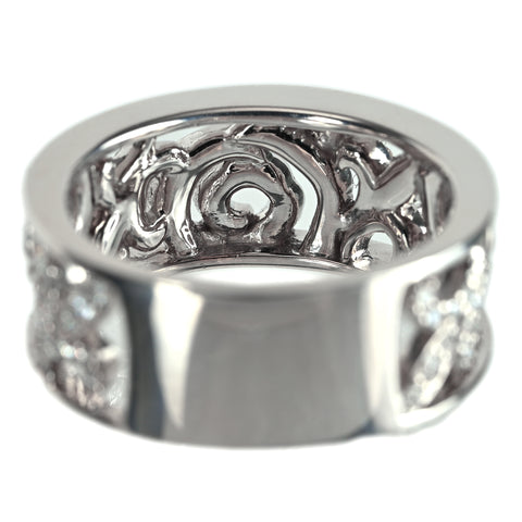 【中古】VALENTINO ヴァレンティノ K18WG ダイヤモンドリング D0.78ct 11.2g #15