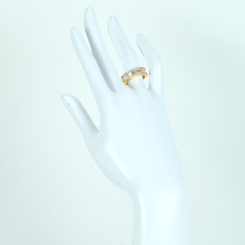 【中古】K18YG DIAMOND RING ダイヤモンドリング D2.18ct 5.8g #11.5