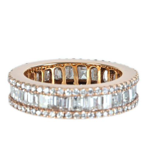 [Used] K18PG DIAMOND RING Diamond Full Eternity Ring D3.04ct 6.7g #12 