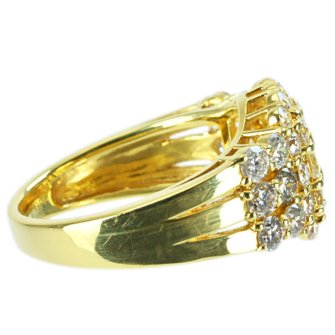 [Used] K18YG DIAMOND RING Diamond Ring D2.50ct 6.5g #12