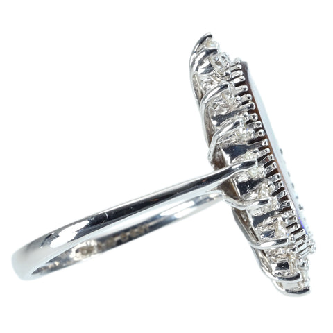 【中古】K18WG BOULDER OPAL RING ボルダーオパールリング OP5.46ct D0.61ct 6.4g #14