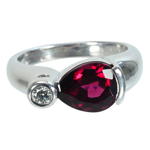 【中古】TASAKI タサキ PT900 GARNET RING ガーネットリング G2.79ct D0.09ct 10.7g #12.5 ONE PRICE