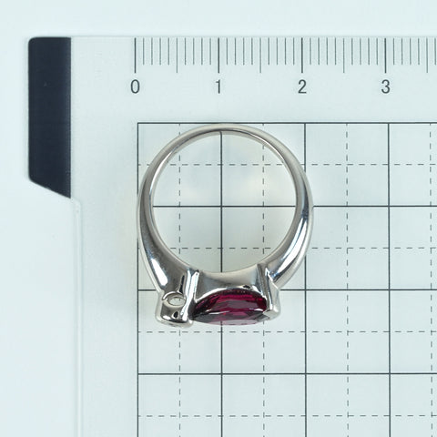 【中古】TASAKI タサキ PT900 GARNET RING ガーネットリング G2.79ct D0.09ct 10.7g #12.5 ONE PRICE