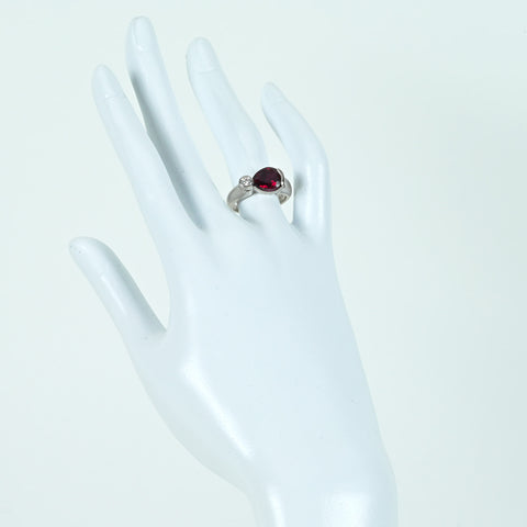 【中古】TASAKI タサキ PT900 GARNET RING ガーネットリング G2.79ct D0.09ct 10.7g #12.5 ONE PRICE