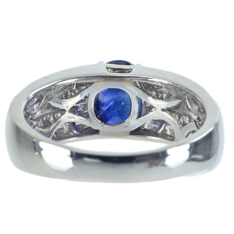 【中古】PT900 SAPPHIRE RING  サファイアリング S1.84ct D0.53ct 8.3g #14