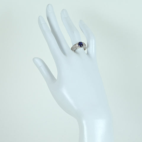 【中古】PT900 SAPPHIRE RING  サファイアリング S1.84ct D0.53ct 8.3g #14