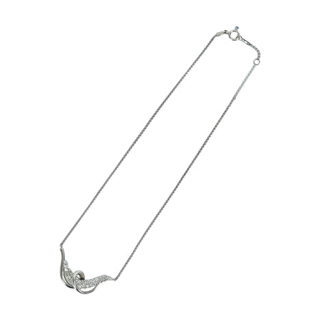 [Pre-owned] HOSEHESS K18WG DIAMOND Pendant Necklace D2.08ct 12.9g ONE PRICE 