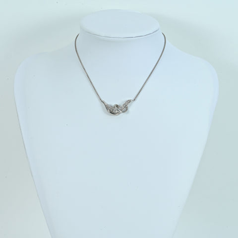 [Pre-owned] HOSEHESS K18WG DIAMOND Pendant Necklace D2.08ct 12.9g ONE PRICE 