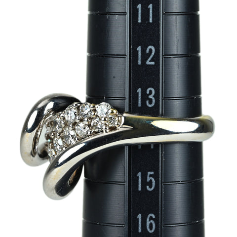 【中古】HOSEHESS ホセ ヘス K18WG DIAMOND ダイヤモンドリング D1.39ct 15.6g #14