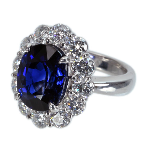 【中古】PT900 SAPPHIRE RING マダガスカル産サファイアリング S8.11ct D3.11ct GIA鑑別書 18.7g #13