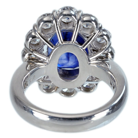 【中古】PT900 SAPPHIRE RING マダガスカル産サファイアリング S8.11ct D3.11ct GIA鑑別書 18.7g #13