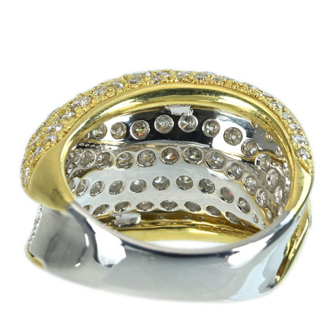 【中古】PT900/K18YG DIAMOND RING ダイヤモンドリング D3.00ct 13.8g #12