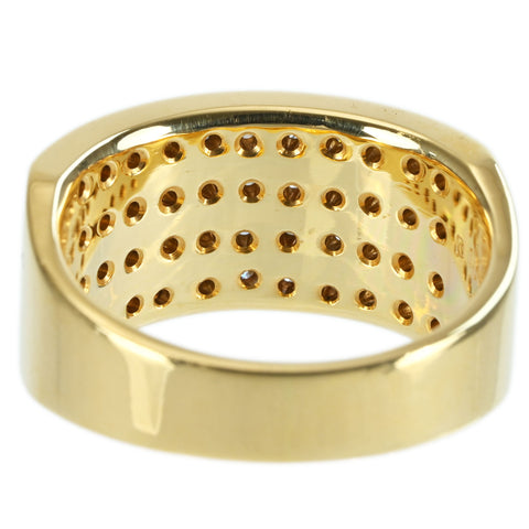 【中古】 K18YG DIAMOND RING ダイヤモンドリング D1.18ct 12.3g #15.5