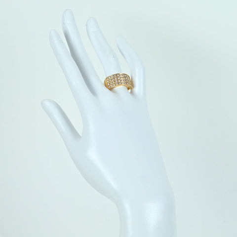 【中古】 K18YG DIAMOND RING ダイヤモンドリング D1.18ct 12.3g #15.5